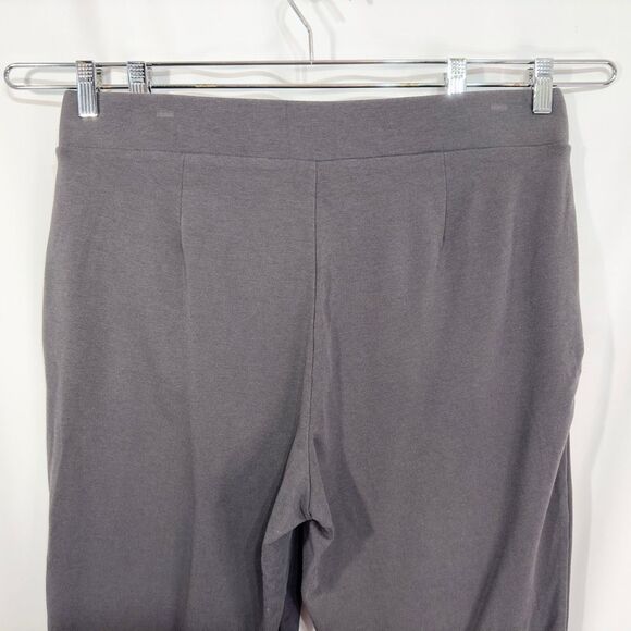 J. Jill Plus Size 1X Pants Gray Slim Leg Cropped Knit Pull-On Leggings 507 - Picture 7 of 10